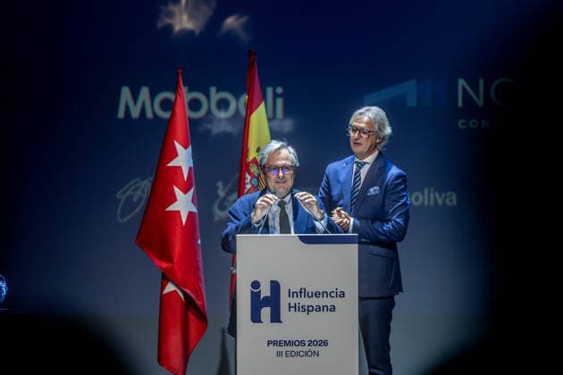 3rd Annual Hispanic Influence Awards Francisco Marhuenda, editor-in-chief of La Razón, speaks during the 3rd Annual Hispanic Influence Awards ceremony on October 7, 2026, in Madrid, Spain. The main objective of the Hispanic Influence Awards is to recognize excellence, talent, creativity, and leadership of individuals and institutions that strengthen the ties between the Spanish-speaking community and promote Hispanic values on a global scale OCTOBER 7, 2026 HISPANIC INFLUENCE AWARDS SPANISH-SPEAKERS HISPANIC IDENTITY Madrid Madrid, Spain  Copyright: xRicardoxRubiox 7827301