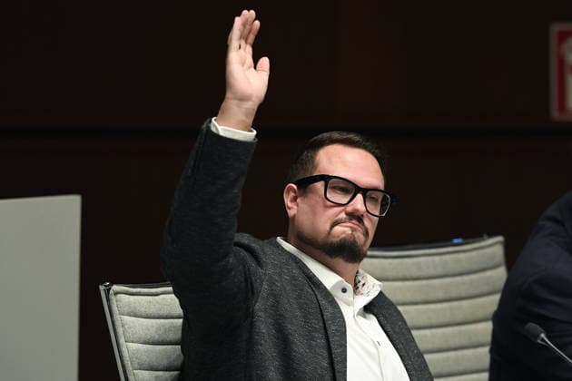 Bezirksvertretung Alt-Oberhausen am 07.10.2026 im Rathaus Oberhausen ( Ratssaal ) Kevin Burmeister ( AfD Landtagskandidat )