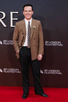 Opening Night Gala Elsinore on Wednesday 7 October 2026 Andrew Scott attends the red carpet for the Opening Night Gala Elsinore during the London Film Festival 2026 on Wednesday 7 October 2026 at Royal Festival Hall, London. ., Credit:Julie Edwards Avalon  Copyright: xJuliexEdwardsx xAvalonx 1141278611