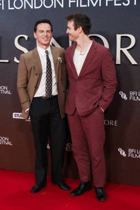 Opening Night Gala Elsinore on Wednesday 7 October 2026 Andrew Scott And Luke Thompson attends the red carpet for the Opening Night Gala Elsinore during the London Film Festival 2026 on Wednesday 7 October 2026 at Royal Festival Hall, London. ., Credit:Julie Edwards Avalon  Copyright: xJuliexEdwardsx xAvalonx 1141278642