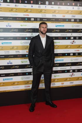 IPA89410551 - Strahinja Pavlovic on the red carpet at the Gentleman Fair Play Awards, October 7, 2026 _ Scuola Teulie, Milan, during the 2026 Gentleman Fair Play Awards, News in Milan, Italy, October 7, 2026  Copyright: xLucaxMicheli LiveMediax xLucaxMicheli LiveMediax IPA89410551