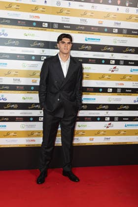 IPA89410552 - Matteo Bartesaghi on the red carpet at the Gentleman Fair Play Awards, October 7, 2026 _ Scuola Teulie, Milan, during the 2026 Gentleman Fair Play Awards, News in Milan, Italy, October 7, 2026  Copyright: xLucaxMicheli LiveMediax xLucaxMicheli LiveMediax IPA89410552
