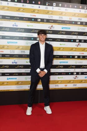 IPA89410554 - Mattia Mosconi on the red carpet at the Gentleman Fair Play Awards, October 7, 2026 _ Scuola Teulie, Milan, during the 2026 Gentleman Fair Play Awards, News in Milan, Italy, October 7, 2026  Copyright: xLucaxMicheli LiveMediax xLucaxMicheli LiveMediax IPA89410554