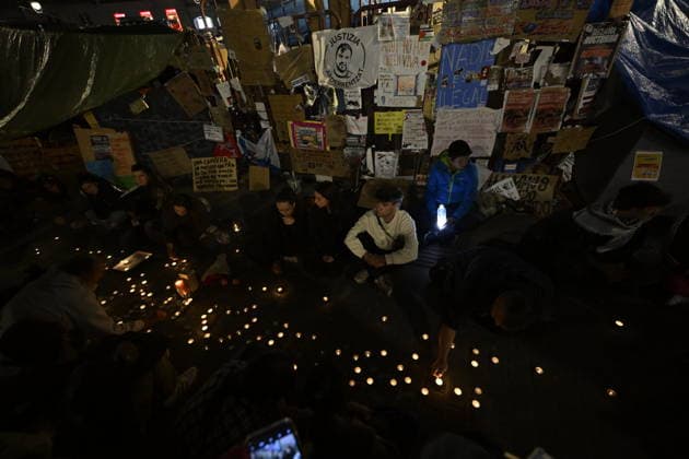 Supporters gather in Madrid for Maricarmen Abascal after her death MADRID, SPAIN - OCTOBER 7: People gather in support of Maricarmen Abascal during a protest at Puerta del Sol in Madrid, Spain on October 7, 2026. The 87-year-old Abascal, who became a symbol of Spain s housing crisis in recent weeks, died in hospital after spending 15 days there following her eviction from her home by police in Madrid on September 23, 2026. Burak Akbulut Anadolu Madrid Spain. Editorial use only. Please get in touch for any other usage.  Copyright: x2026xAnadoluxBurakxAkbulutx