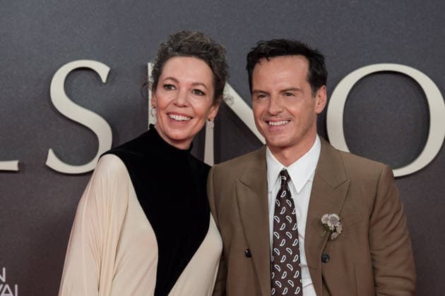 Elsinore opening night gala at BFI London Film Festival LONDON, UNITED KINGDOM - OCTOBER 07: Olivia Colman (L) and Andrew Scott (R) attend the opening night gala of Elsinore during the 70th BFI London Film Festival at the Royal Festival Hall in London, United Kingdom on October 07, 2026. Wiktor Szymanowicz Anadolu London United Kingdom. Editorial use only. Please get in touch for any other usage.  Copyright: x2026xAnadoluxWiktorxSzymanowiczx