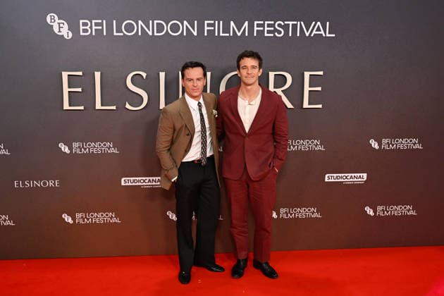Celebrities attend the Elsinore Opening Night premiere during the 70th BFI London Film Festival held at BFI Southbank in London, England Featuring: Luke Thompson, Andrew Scott Where: London, United Kingdom When: 07 Oct 2026 Credit: Cover Images EDITORIAL USE ONLY. NOT FOR USE BY NEWSPAPERS BASED IN THE UK. Copyright: xx coverimg56078775