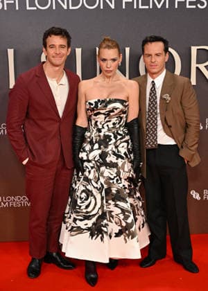 Celebrities attend the Elsinore Opening Night premiere during the 70th BFI London Film Festival held at BFI Southbank in London, England Featuring: Luke Thompson, Billie Piper, Andrew Scott Where: London, United Kingdom When: 07 Oct 2026 Credit: Cover Images EDITORIAL USE ONLY. NOT FOR USE BY NEWSPAPERS BASED IN THE UK. Copyright: xx coverimg56078782