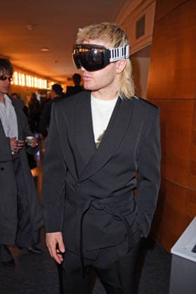 Ski Aggu (August Jean Diederich) bei der ABOUT YOU OPERA FASHION SHOW im Admiralspalast in Berlin am 07.10.2026