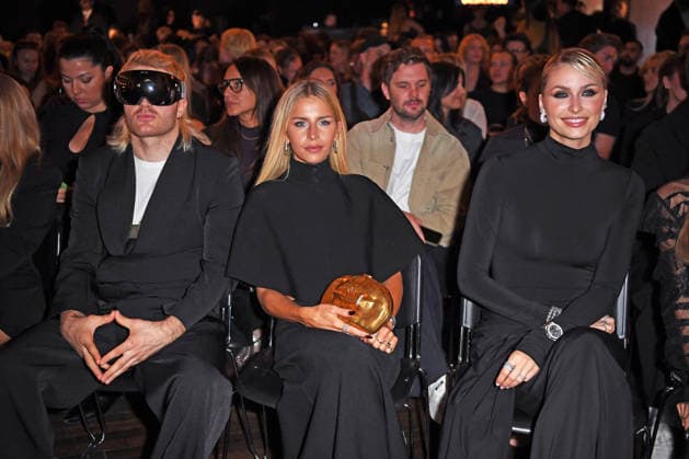 Ski Aggu (August Jean Diederich), Caro Daur, Lena Gercke bei der ABOUT YOU OPERA FASHION SHOW im Admiralspalast in Berlin am 07.10.2026