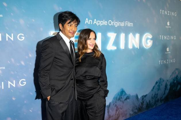Apple Original Films Tenzing New York Premiere, New York, USA - 07 Oct (L-R) Genden Phuntsok and Jennifer Peedom attend Apple Original Films Tenzing New York Premiere at DGA Theater on October 07, 2026 in New York City. New York United States Copyright: xRonxAdarx xSOPAxImagesx Ron-Adar-1456796