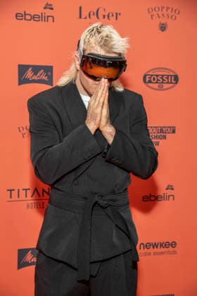 ABB ABOUTYOU- Ski Aggu zu Gast auf dem Orangenen Teppich bei der ABOUT YOU Opera Fashion Show im Admiralspalast am 07.10.2026 Berlin Deutschland