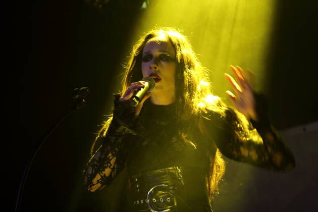 Alexandra Ashley Hughes alias Allie X bei einem Konzert im Metropol in Berlin, 7. Oktober 2026. Allie X Konzert Berlin