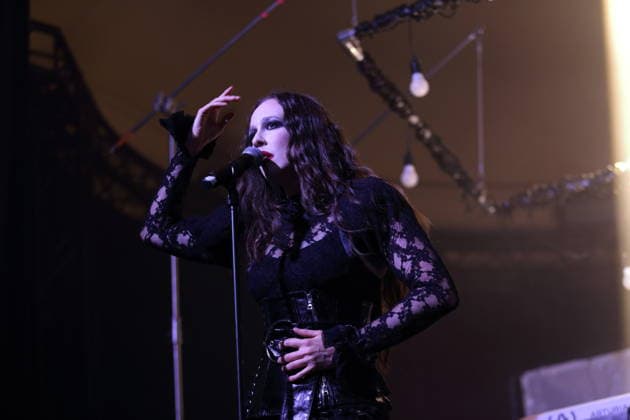 Alexandra Ashley Hughes alias Allie X bei einem Konzert im Metropol in Berlin, 7. Oktober 2026. Allie X Konzert Berlin
