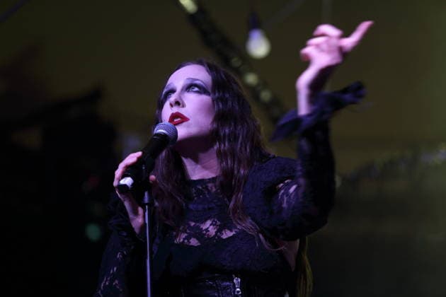 Alexandra Ashley Hughes alias Allie X bei einem Konzert im Metropol in Berlin, 7. Oktober 2026. Allie X Konzert Berlin