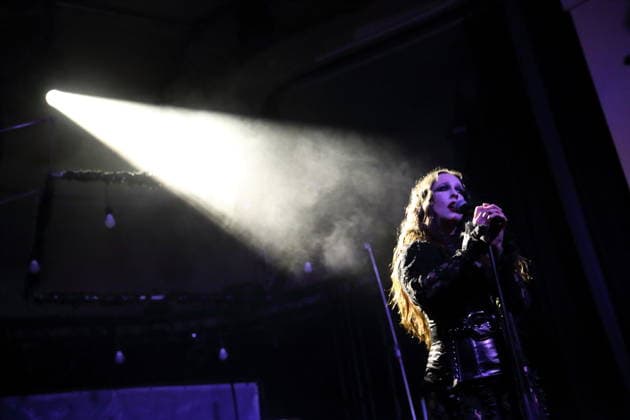 Alexandra Ashley Hughes alias Allie X bei einem Konzert im Metropol in Berlin, 7. Oktober 2026. Allie X Konzert Berlin