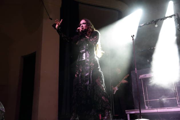 Alexandra Ashley Hughes alias Allie X bei einem Konzert im Metropol in Berlin, 7. Oktober 2026. Allie X Konzert Berlin