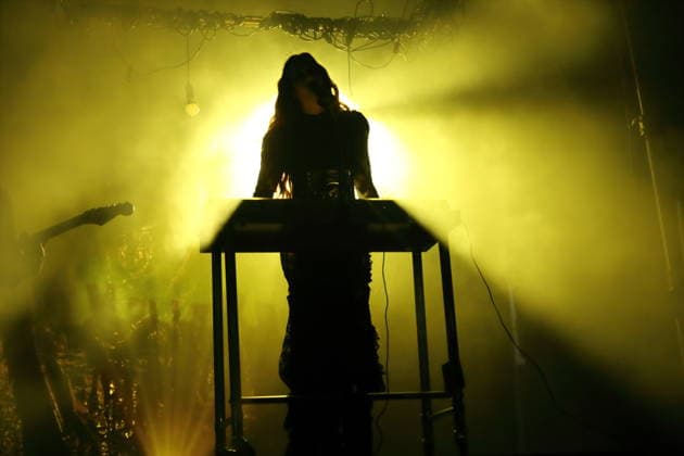 Alexandra Ashley Hughes alias Allie X bei einem Konzert im Metropol in Berlin, 7. Oktober 2026. Allie X Konzert Berlin