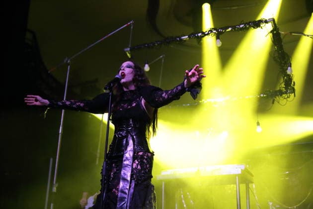 Alexandra Ashley Hughes alias Allie X bei einem Konzert im Metropol in Berlin, 7. Oktober 2026. Allie X Konzert Berlin