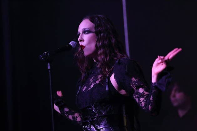 Alexandra Ashley Hughes alias Allie X bei einem Konzert im Metropol in Berlin, 7. Oktober 2026. Allie X Konzert Berlin
