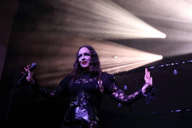 Alexandra Ashley Hughes alias Allie X bei einem Konzert im Metropol in Berlin, 7. Oktober 2026. Allie X Konzert Berlin