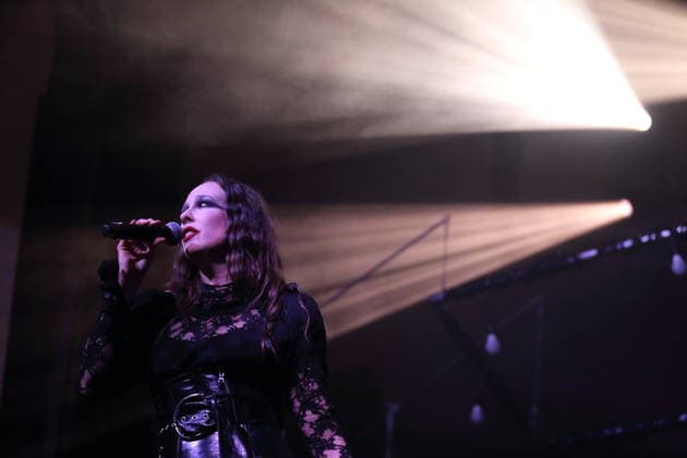 Alexandra Ashley Hughes alias Allie X bei einem Konzert im Metropol in Berlin, 7. Oktober 2026. Allie X Konzert Berlin