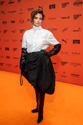 ABB ABOUTYOU- Eva Padberg zu Gast auf dem Orangenen Teppich bei der ABOUT YOU Opera Fashion Show im Admiralspalast am 07.10.2026 in Berlin Berlin Deutschland