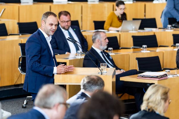 08.10.2026, GER, News Politik, 8.Wahlperiode, 57.Plenarsitzung im Plenarsaal Thüringer Landtag Daniel Haselhoff (AFD) 99096 Erfurt Thueringer Landtag Thüringen Deutschland