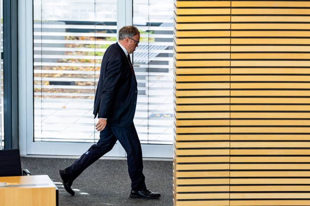 08.10.2026, GER, News Politik, 8.Wahlperiode, 57.Plenarsitzung im Plenarsaal Thüringer Landtag Mario Voigt (CDU) verlässt den Planarsaal 99096 Erfurt Thueringer Landtag Thüringen Deutschland