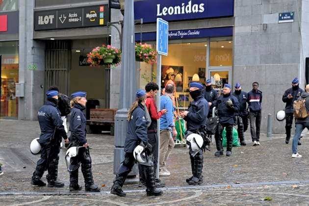 Student protest in Liege on 08 10 2026 LIEGE, BELGIUM - OCTOBER 08 : Students protest against the ministerial reform on September on October 8, 2026 in Liege, Belgium, 08 10 2026 ( Liege Belgium  Copyright: xSesx