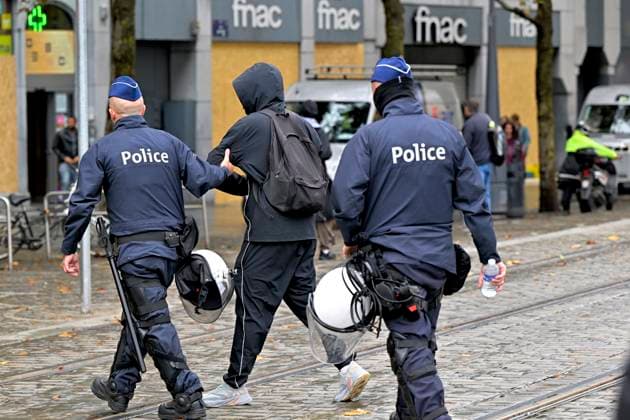 Student protest in Liege on 08 10 2026 LIEGE, BELGIUM - OCTOBER 08 : Students protest against the ministerial reform on September on October 8, 2026 in Liege, Belgium, 08 10 2026 ( Liege Belgium  Copyright: xSesx