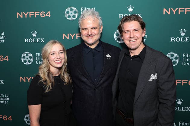 Arrivals at the 64th New York Film Festival for The Only Living Pickpocket in New York premiere Featuring: (L-R) Katie McNeill (Producer), Sam Levy and Leopold Hughes (Producer) Where: New York, New York, United States When: 07 Oct 2026 Credit: Marion Curtis StarPix for Sony Pictures Classics INSTARimages EDITORIAL USE ONLY. NOT FOR USE BY NEWSPAPERS BASED IN THE UK. Copyright: xx instar56079452
