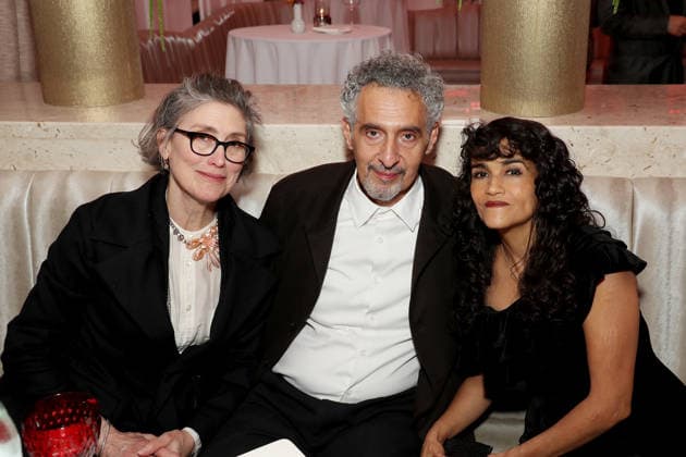 Inside after party at the 64th New York Film Festival for The Only Living Pickpocket in New York at the Rampoldi Restaurant Featuring: (L-R) Katherine Borowitz, John Turturro and Karina Arroyave Where: New York, New York, United States When: 07 Oct 2026 Credit: Marion Curtis StarPix for Sony Pictures Classics INSTARimages EDITORIAL USE ONLY. NOT FOR USE BY NEWSPAPERS BASED IN THE UK. Copyright: xx instar56079512