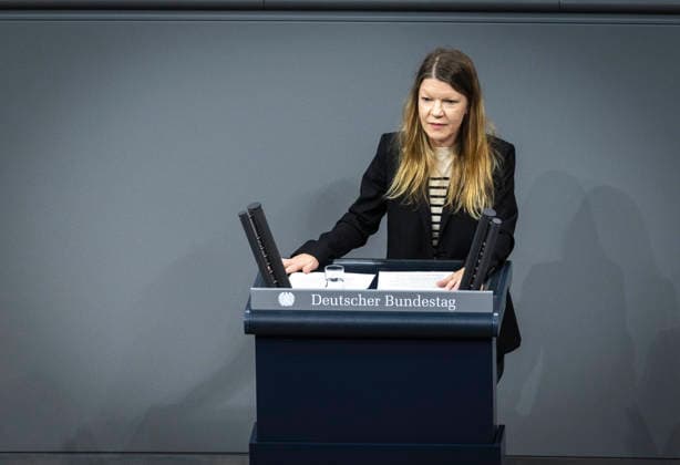 Doris Achelwilm im Bundestag in Berlin, 08.10.2026. Berlin Deutschland Copyright: xYonaxElsnerx