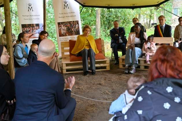 Queen Mathilde Visits Winners Of the 2026 Queen Mathilde Prize GREZ-DOICEAU, BELGIUM - OCTOBER 08: Queen Mathilde of Belgium pictured visiting two organizations that won the 2026 Queen Mathilde Prize : Vzw Alba, on October 08, 2026 in Grez-Doiceau, Belgium, 08 10 2026 Grez-Doiceau Belgium  Copyright: xPhilipxReynaersx