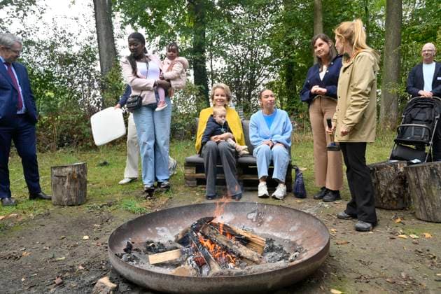 Queen Mathilde Visits Winners Of the 2026 Queen Mathilde Prize GREZ-DOICEAU, BELGIUM - OCTOBER 08: Queen Mathilde of Belgium pictured visiting two organizations that won the 2026 Queen Mathilde Prize : Vzw Alba, on October 08, 2026 in Grez-Doiceau, Belgium, 08 10 2026 Grez-Doiceau Belgium  Copyright: xPhilipxReynaersx