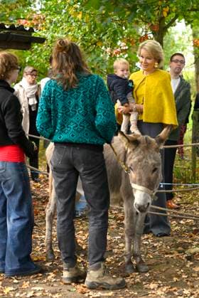 Queen Mathilde Visits Winners Of the 2026 Queen Mathilde Prize GREZ-DOICEAU, BELGIUM - OCTOBER 08: Queen Mathilde of Belgium pictured visiting two organizations that won the 2026 Queen Mathilde Prize : Vzw Alba, on October 08, 2026 in Grez-Doiceau, Belgium, 08 10 2026 Grez-Doiceau Belgium  Copyright: xPhilipxReynaersx