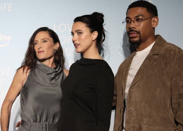 New York October 07, 2026. Rachel Morrison, Aaron Pierre, Margaret Qualley, attend Prime s premere of Love of Your Life at IFC Theater in New York. October 07, 2026. Copyright: xRWx