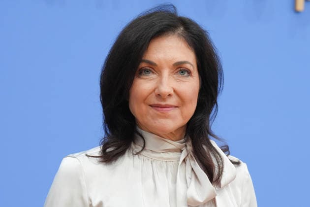 Bundespressekonferenz, Vorstellung der Herbstprojektion 2026 durch Wirtschaftsministerin Reiche Bundeswirtschaftsministerin Katherina Reiche im Portrait bei der Vorstellung der Herbstprojektion 2026 der Bundesregierung in der Bundespressekonferenz, Berlin, 08.10.2026 Berlin Berlin Deutschland
