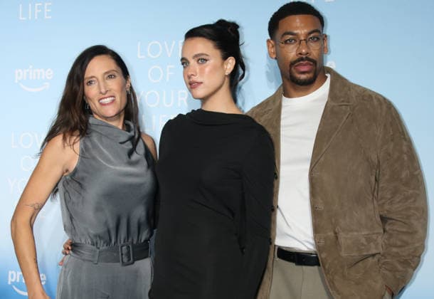 New York October 07, 2026. Rachel Morrison, Margaret Qualley, Aaron Pierre attend Prime s premere of Love of Your Life at IFC Theater in New York. October 07, 2026. Copyright: xRWx
