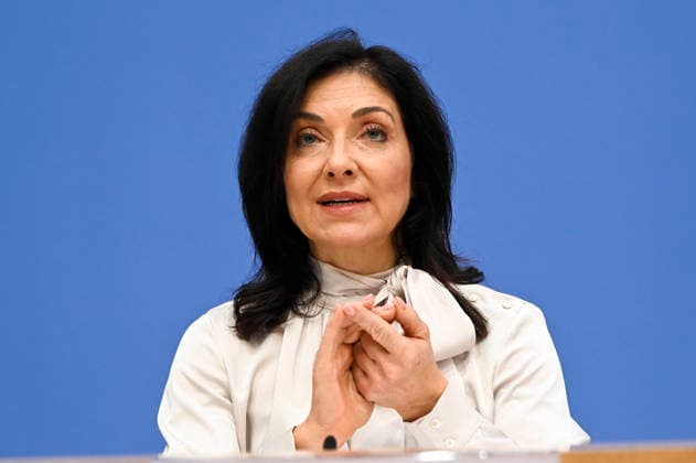 ABB BPK- Bundesministerin fuer Wirtschaft und Energie Katherina Reiche Vorstellung der Herbstprojektion 2026 der Bundesregierung auf der BPK Bundespressekonferenz in Berlin am 08.10.2026 Berlin Deutschland