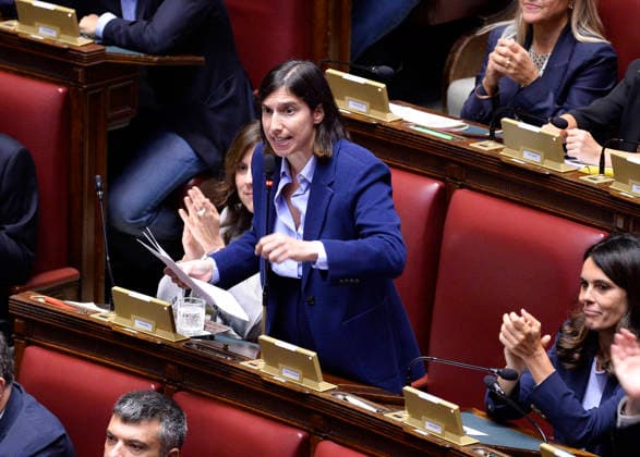 IPA89426736 - Rome, Chamber of Deputies: Electoral Law, explanations of vote, and final vote; pictured: Elly Schlein  Copyright: xSTEFANOxCAROFEIx xSTEFANOxCAROFEIx xFOTOGRAMMAx IPA89426736