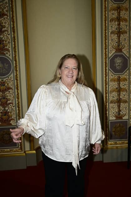 Kathy Kelly beim Pressegespräch und Präsentation des 16. HOPE-Award zur 18. HOPE-Gala Dresden im Schauspielhaus Dresden. Dresden, 08.10.2026 Copyright: xMatthiasxWehnertx