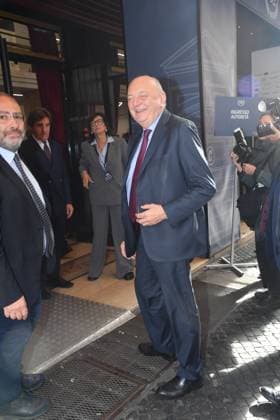 IPA89427743 - Rome, Teatro Sistina: Celebration marking the 150th anniversary of *Corriere della Sera*. Pictured: Gilberto Pichetto Fratin  Copyright: xVincenzoxLandix xVincenzoxLandix IPA89427743