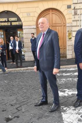 IPA89427794 - Rome, Teatro Sistina: Celebration marking the 150th anniversary of *Corriere della Sera*. Pictured: Gilberto Pichetto Fratin  Copyright: xVincenzoxLandix xVincenzoxLandix IPA89427794