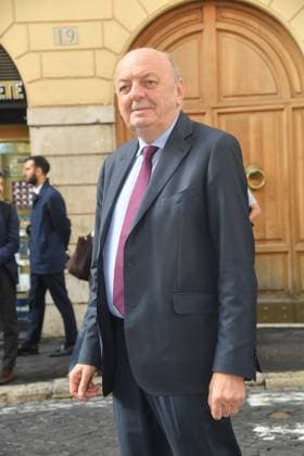 IPA89427847 - Rome, Teatro Sistina: Celebration marking the 150th anniversary of *Corriere della Sera*. Pictured: Gilberto Pichetto Fratin  Copyright: xVincenzoxLandix xVincenzoxLandix IPA89427847