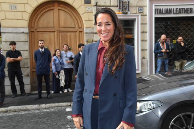 IPA89427892 - Rome, Teatro Sistina: Celebration marking the 150th anniversary of *Corriere della Sera*. Pictured: Licia Ronzulli  Copyright: xVincenzoxLandix xVincenzoxLandix IPA89427892