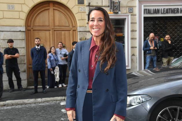 IPA89427900 - Rome, Teatro Sistina: Celebration marking the 150th anniversary of *Corriere della Sera*. Pictured: Licia Ronzulli  Copyright: xVincenzoxLandix xVincenzoxLandix IPA89427900
