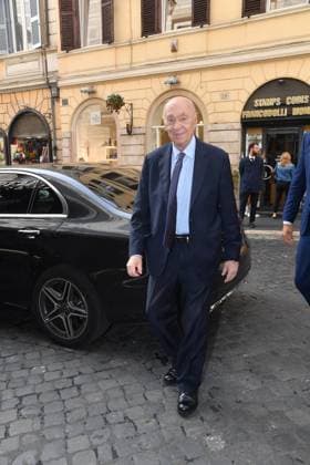 IPA89428048 - Rome, Teatro Sistina: Celebration marking the 150th anniversary of *Corriere della Sera*. Pictured: Paolo Mieli  Copyright: xVincenzoxLandix xVincenzoxLandix IPA89428048