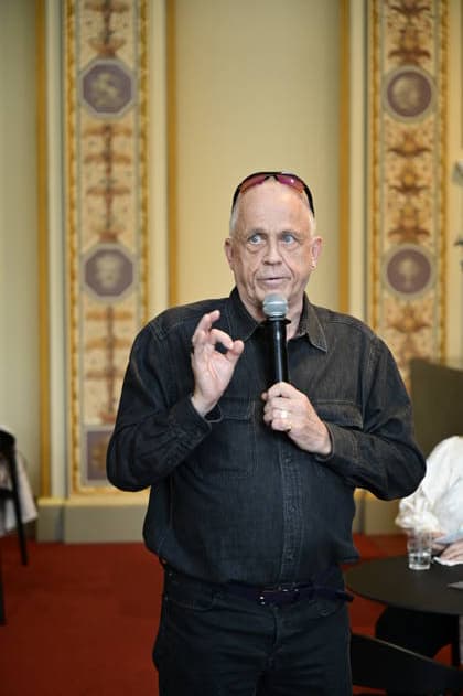 Stefan Hippler beim Pressegespräch und Präsentation des 16. HOPE-Award zur 18. HOPE-Gala Dresden im Schauspielhaus Dresden. Dresden, 08.10.2026 Copyright: xMatthiasxWehnertx
