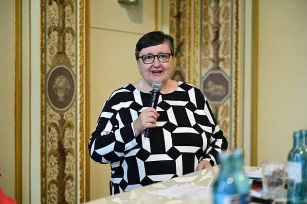 Lea Ackermann beim Pressegespräch und Präsentation des 16. HOPE-Award zur 18. HOPE-Gala Dresden im Schauspielhaus Dresden. Dresden, 08.10.2026 Copyright: xMatthiasxWehnertx